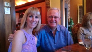 Kristin with her dad, Alan.