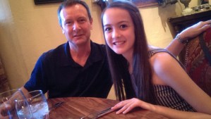 Jon with my youngest daughter, Lara. Love this pic of them! 